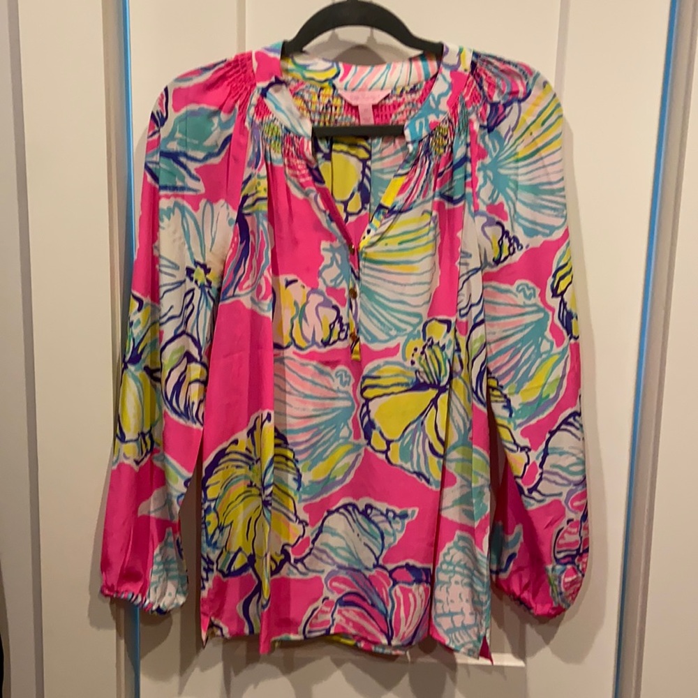 Lilly Pulitzer Elsa Silk Top